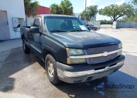 2003 Chevrolet Silverado 1500 Work Truck from USA, damaged, VIN 1GCEC14X53Z178884